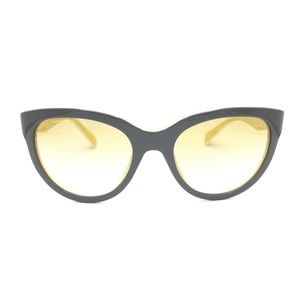 PRADA Cateye Sunglasses Grey & Mustard Yellow $395